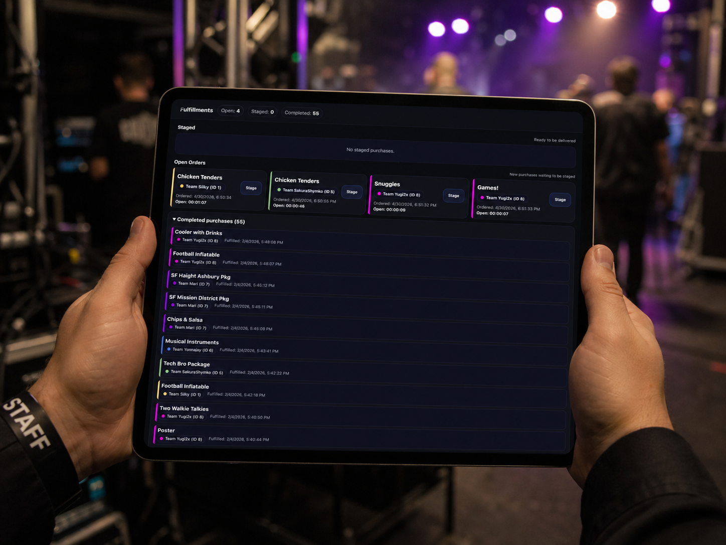 Custom Shop App for Interactive Gameshow